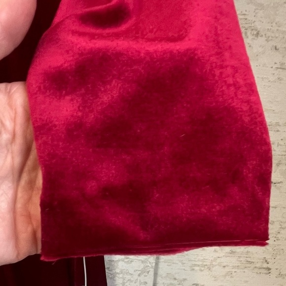 NWT EXPO Red Velvet Swing Dress Sheath Holiday Crew Neck Size 12 Made in USA - Picture 7 of 12